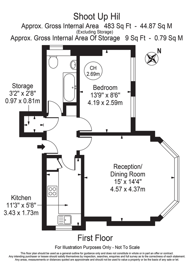 Flat in London, United Kingdom, 45 m² - picture 10