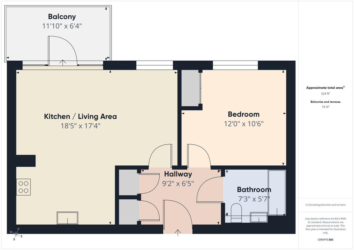 Flat in London, United Kingdom, 49 m² - picture 14