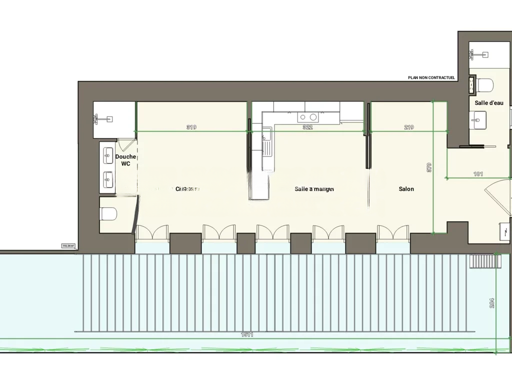 Appartement aux Les Moneghetti, Monaco, 105 m² - image 10