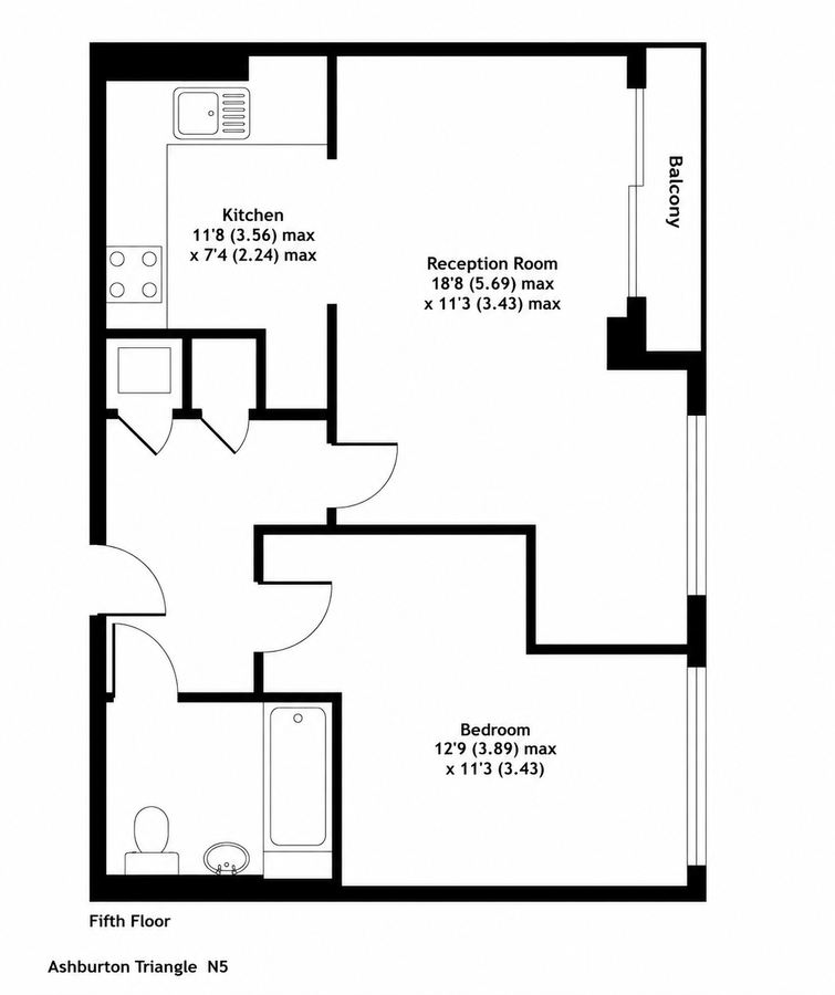 Appartamento a Londra, Regno Unito, 48 m² - foto 7