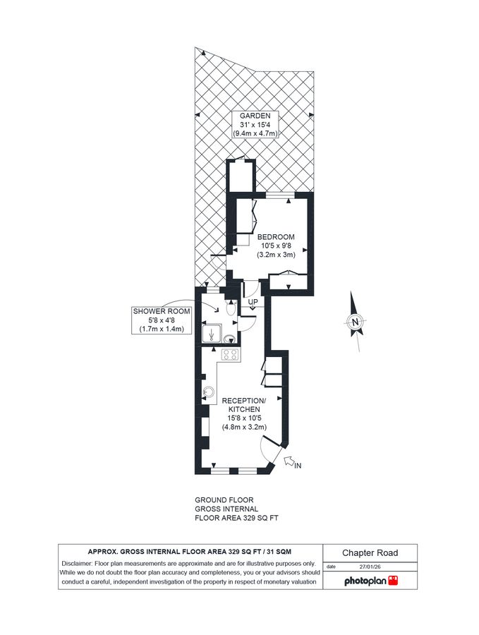 Piso en Londres, Reino Unido, 31 m² - imagen 8