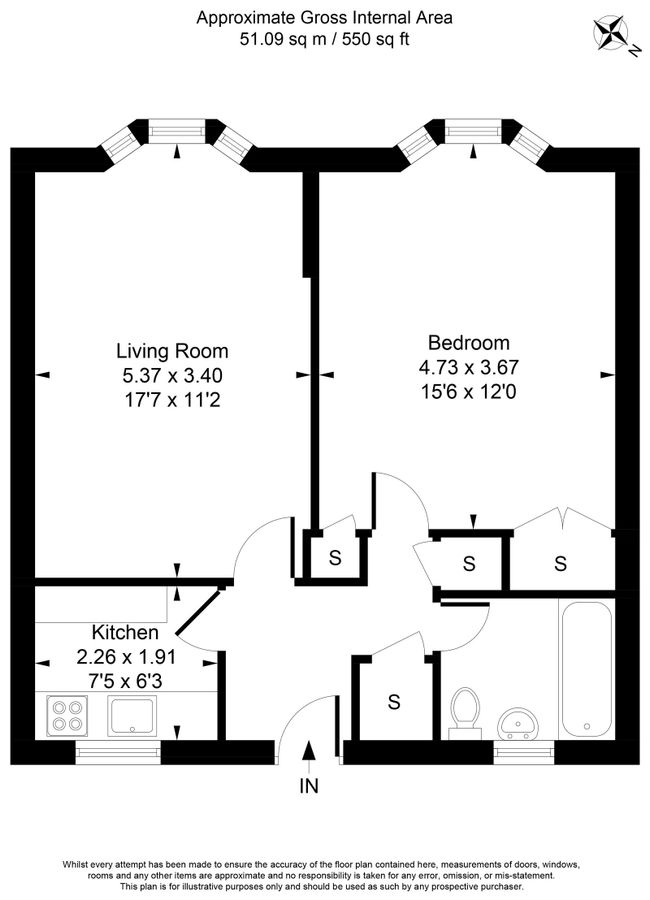 Appartamento a Londra, Regno Unito, 51 m² - foto 15
