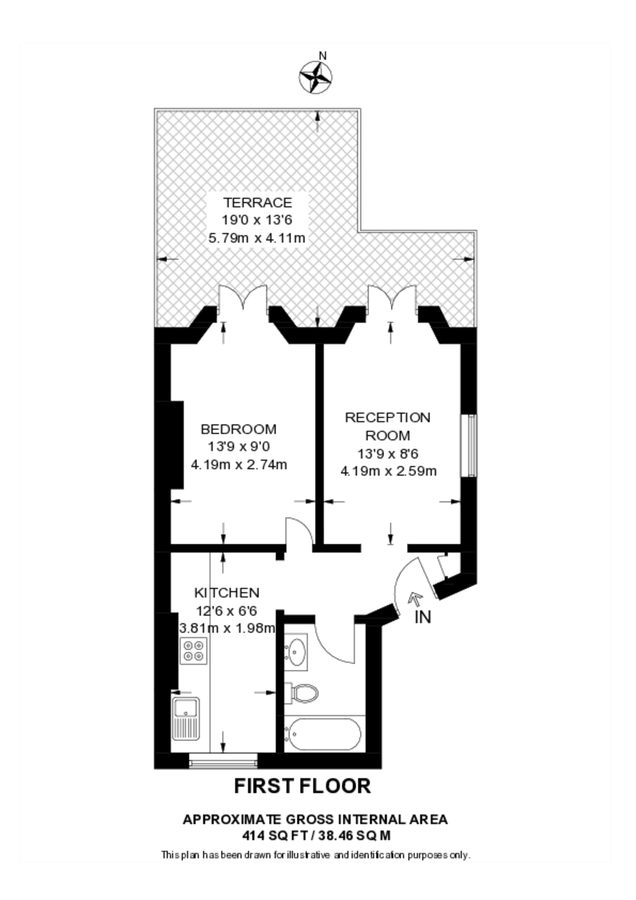 Flat in London, United Kingdom, 39 m² - picture 11