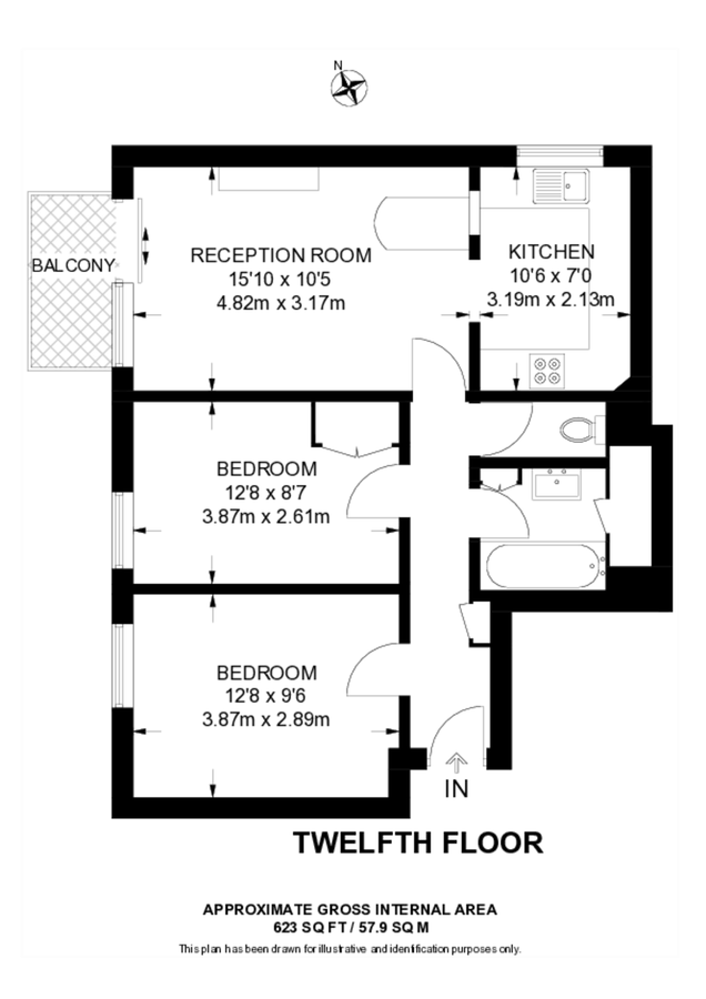 Appartement à Londres, Royaume-Uni, 58 m² - image 12