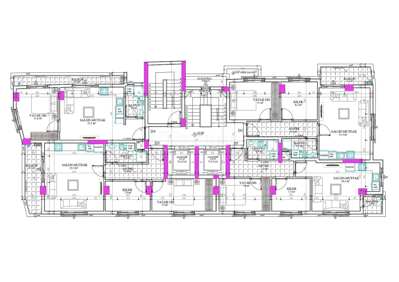 Apartment in Antalya, Turkey, 58 m² - picture 9