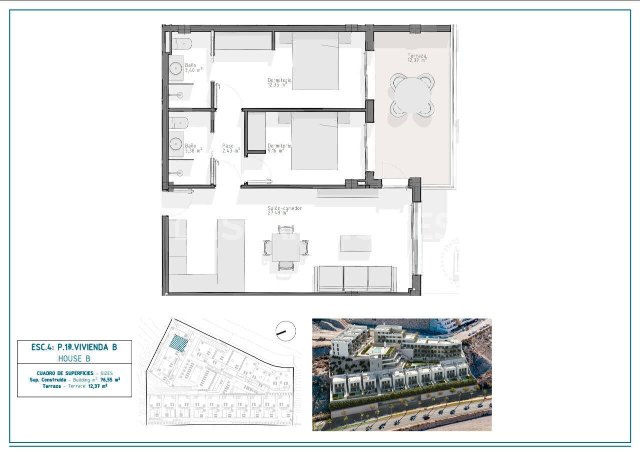Appartamenti a Aguilas, Spagna, 88 m² - foto 15