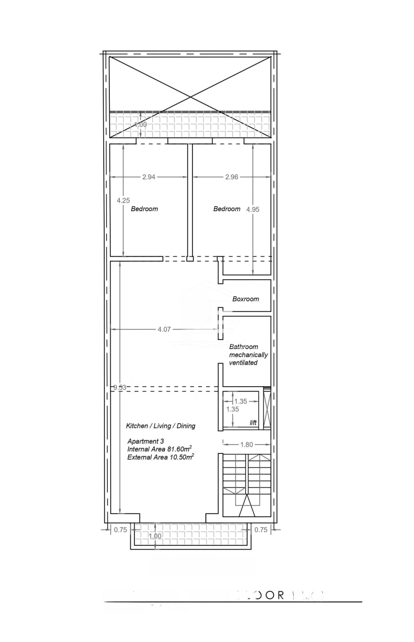 Flat in Zejtun, Malta, 91 m² - picture 1