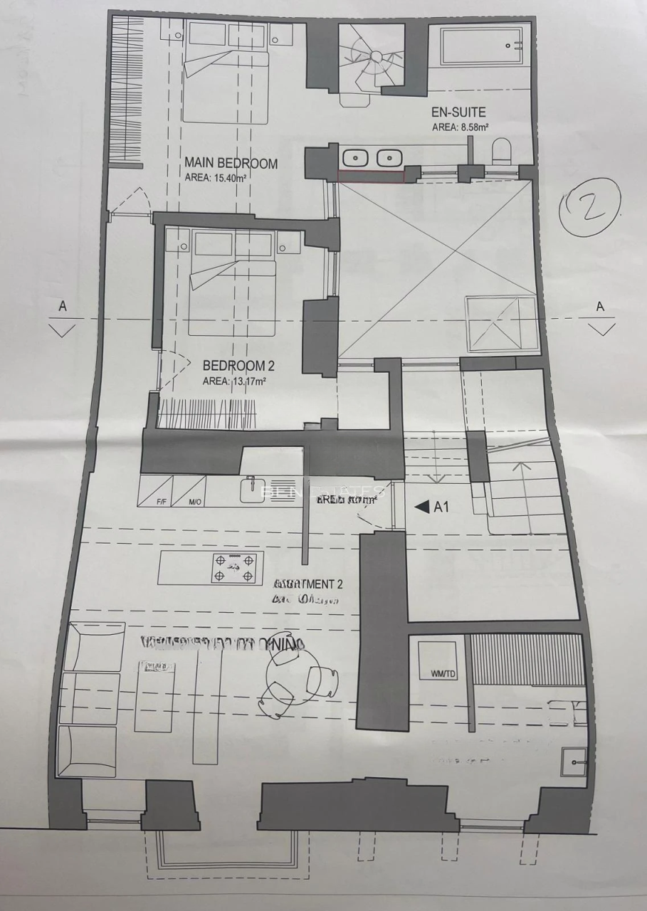 Wohnung in San Lawrenz, Malta, 104 m² - Foto 1