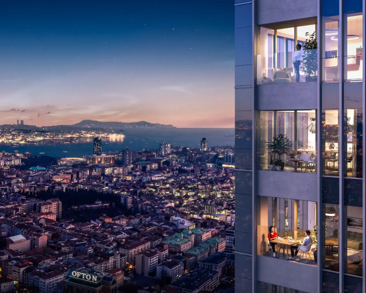 Appartamenti a Istanbul, Turchia, 71 m² - foto 1
