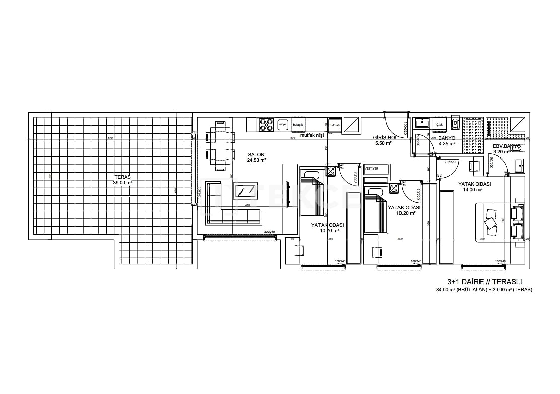 Apartment in Antalya, Turkey, 55 m² - picture 18