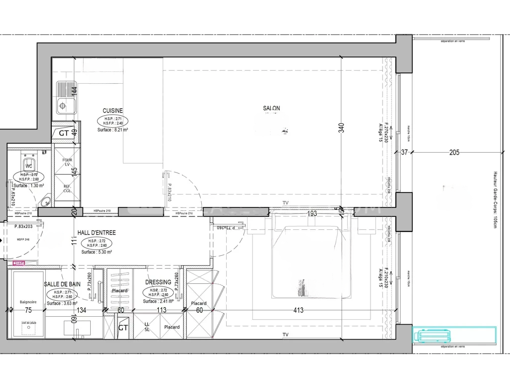 Appartamento a Saint-Roman, Monaco, 73 m² - foto 14
