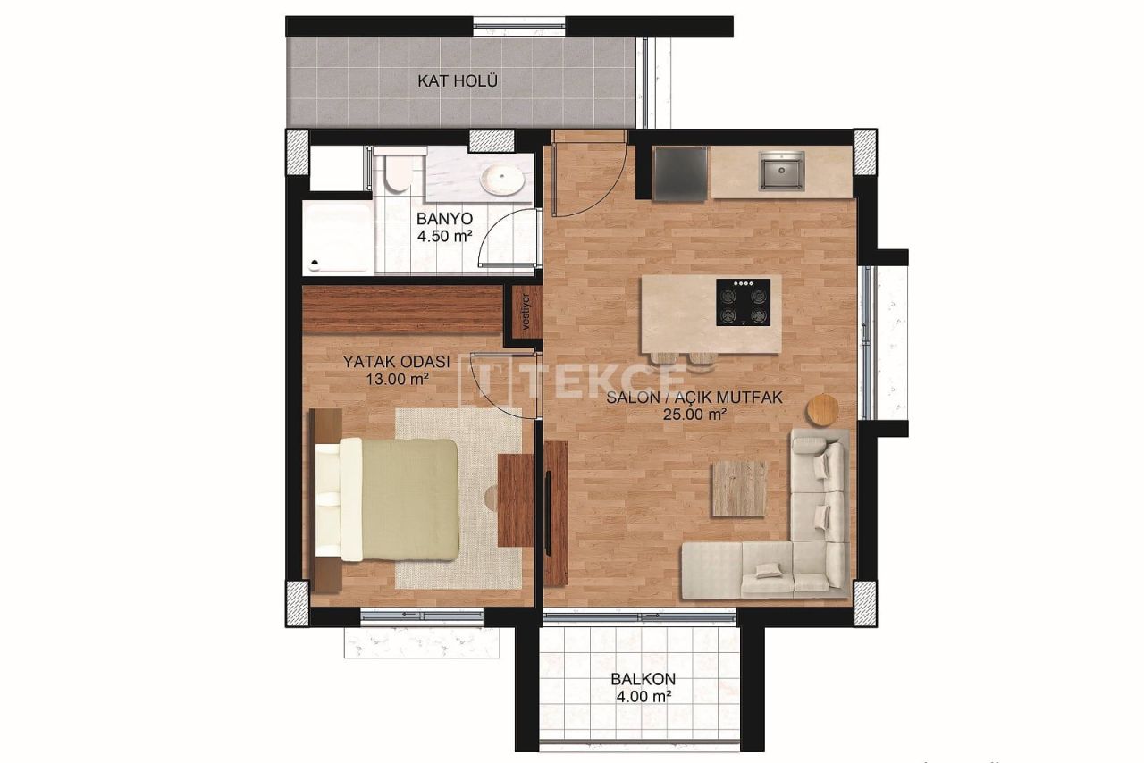 Apartment in Antalya, Turkey, 75 m² - picture 17