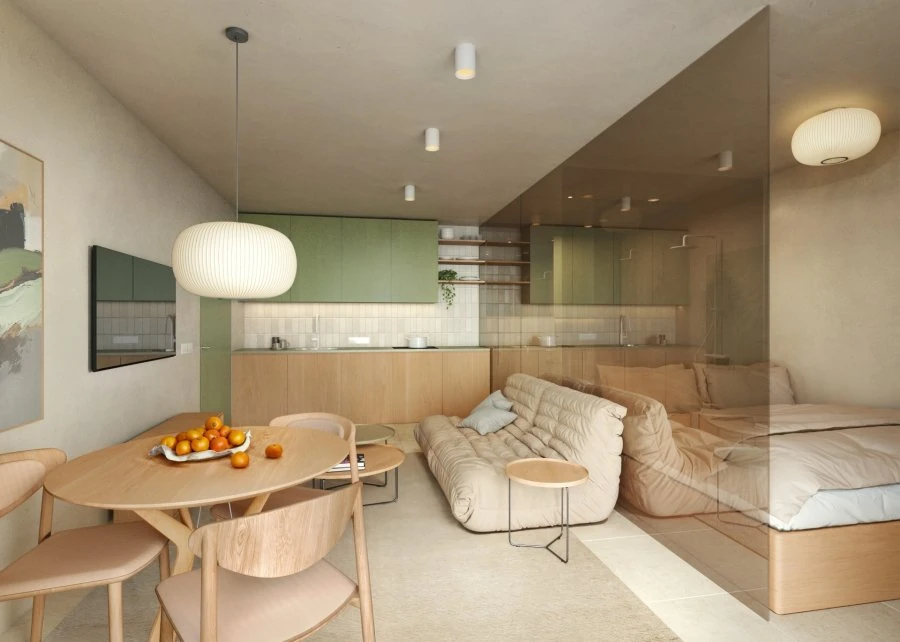 Flat in Luxembourg, Luxembourg, 33 m² - picture 1