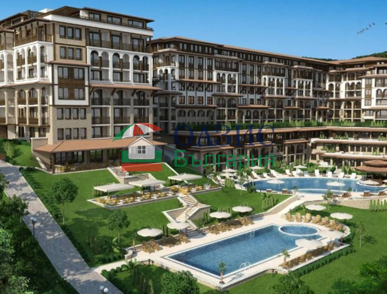 Apartment in Sveti Vlas, Bulgarien, 50.9 m² - Foto 1