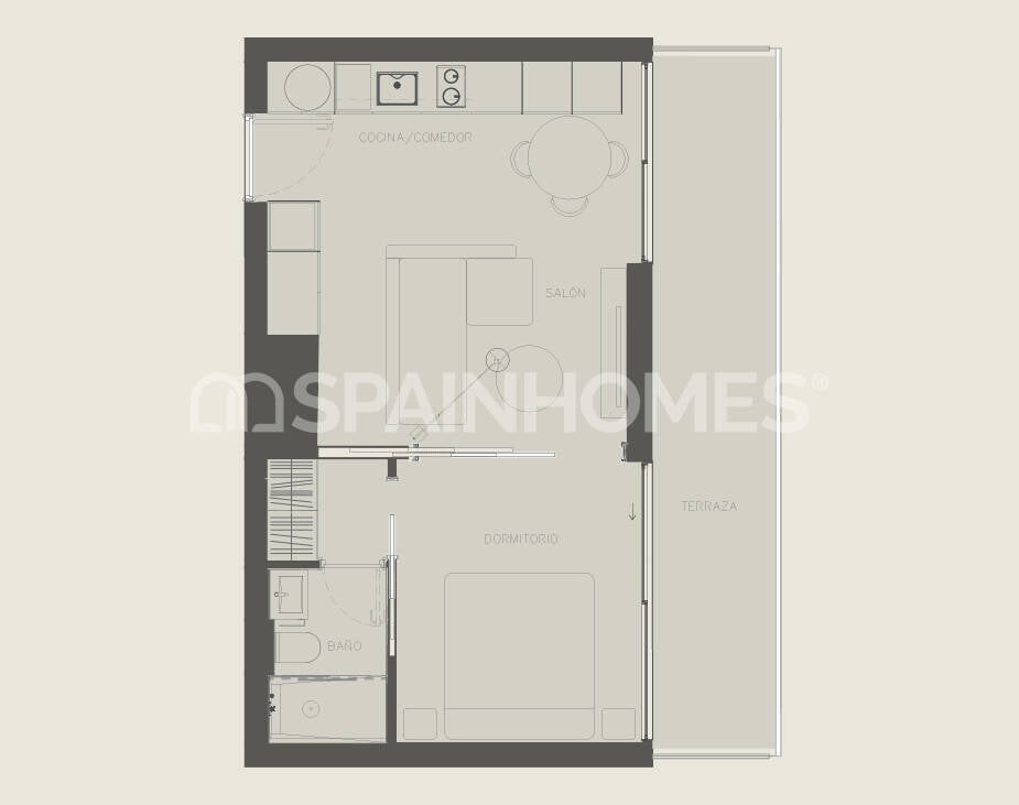 Apartment in Torremolinos, Spain, 41 m² - picture 15