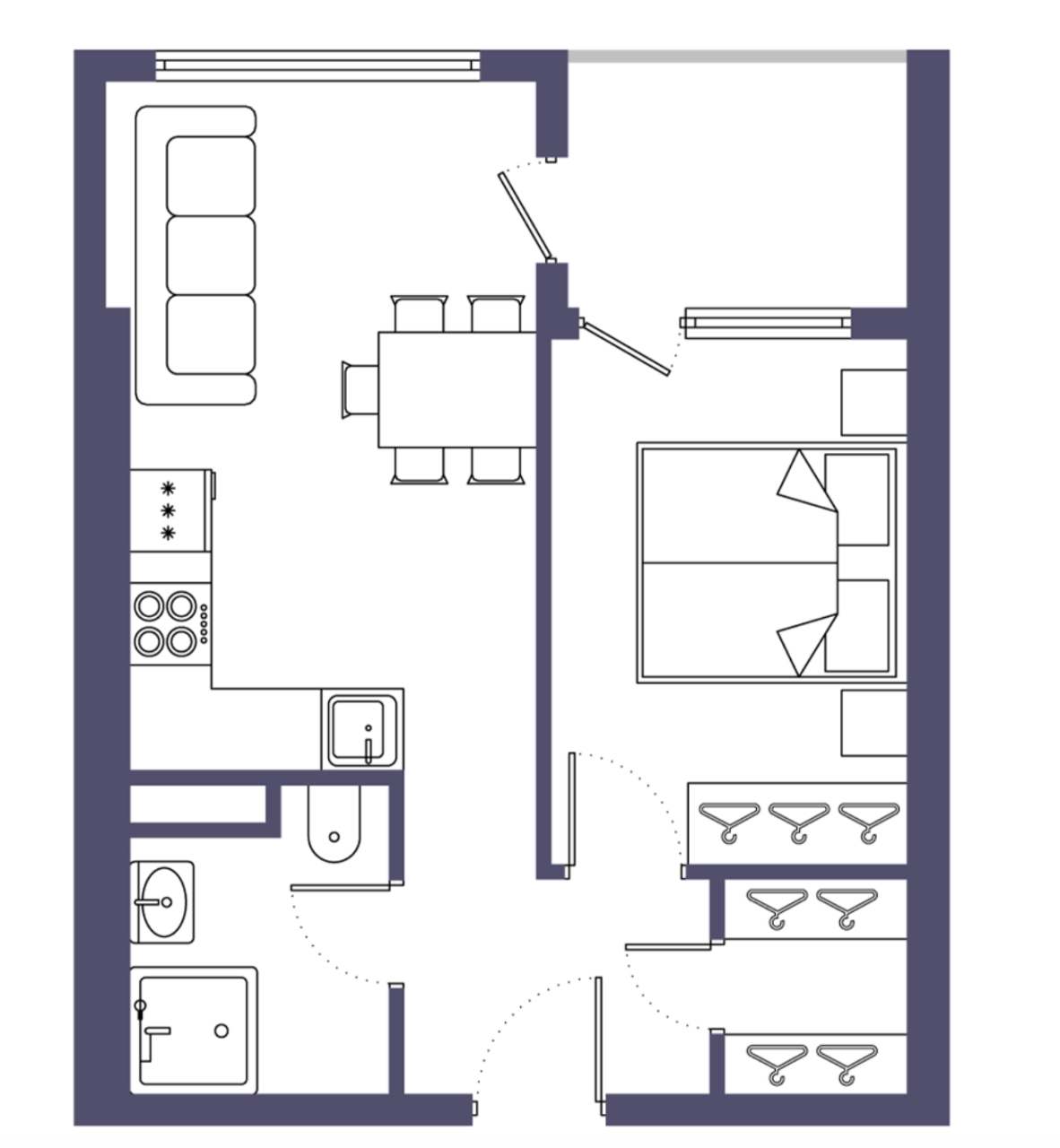 Appartamenti a Batumi, Georgia, 42 m² - foto 3