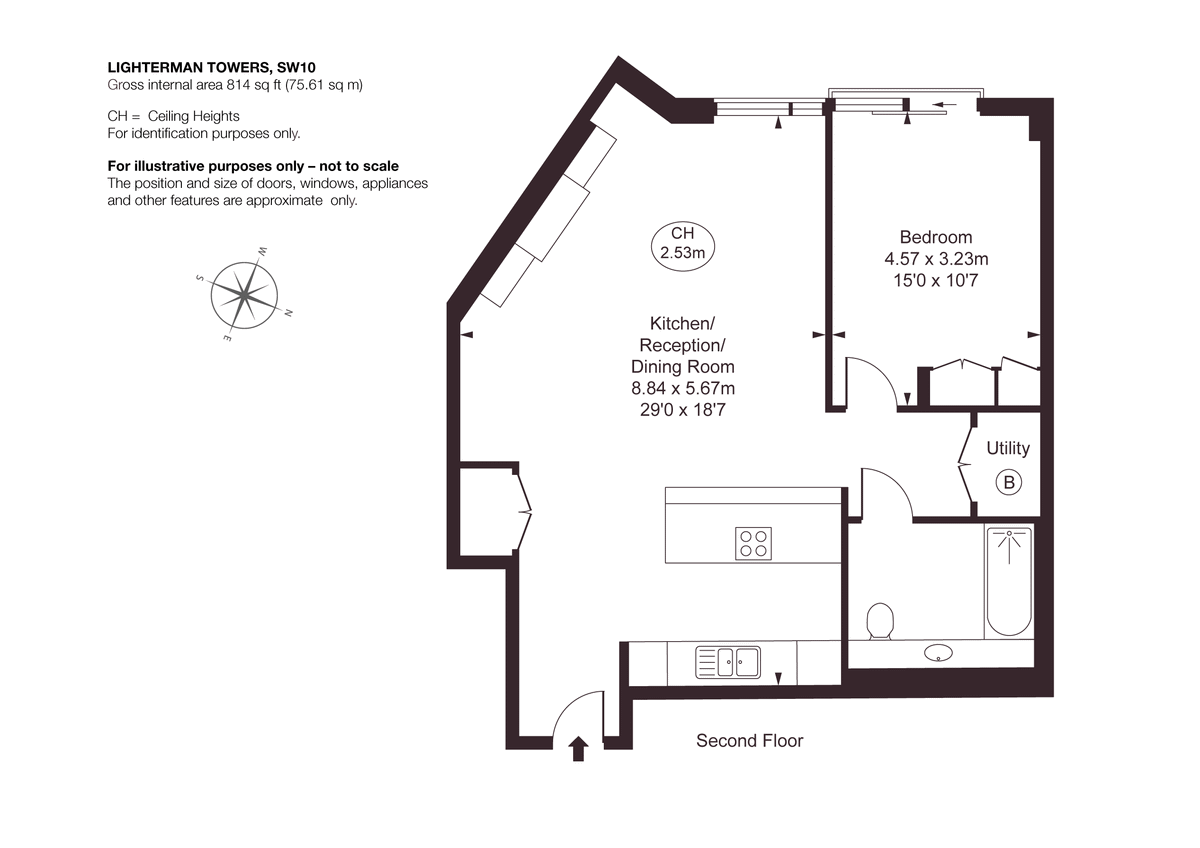 Flat in London, United Kingdom, 76 m² - picture 13