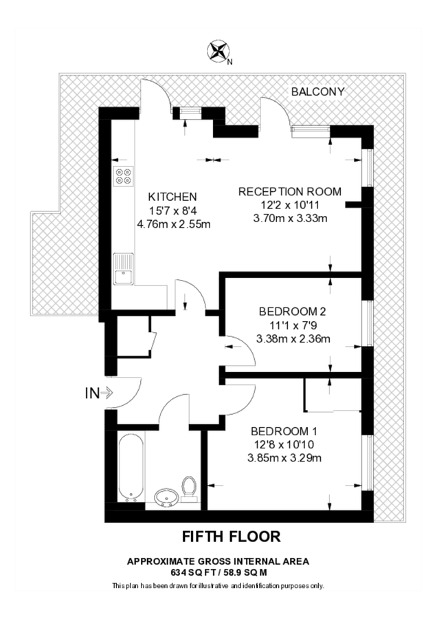 Piso en Londres, Reino Unido, 59 m² - imagen 14