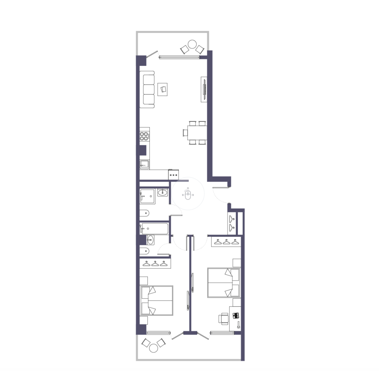 Appartamenti a Batumi, Georgia, 93 m² - foto 7