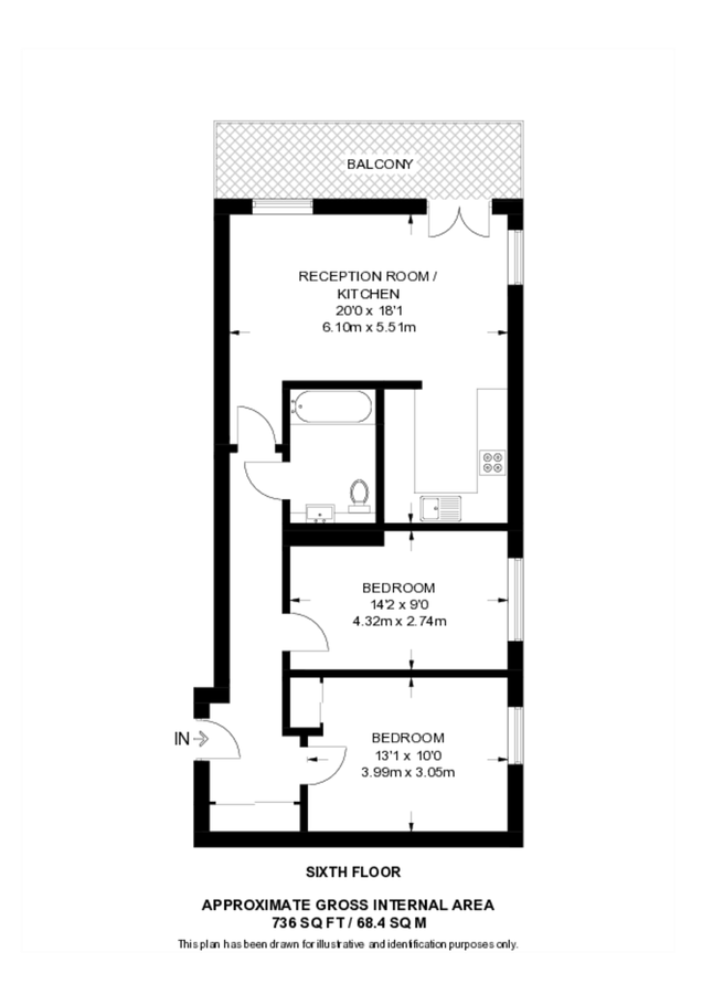 Appartamento a Londra, Regno Unito, 68 m² - foto 14