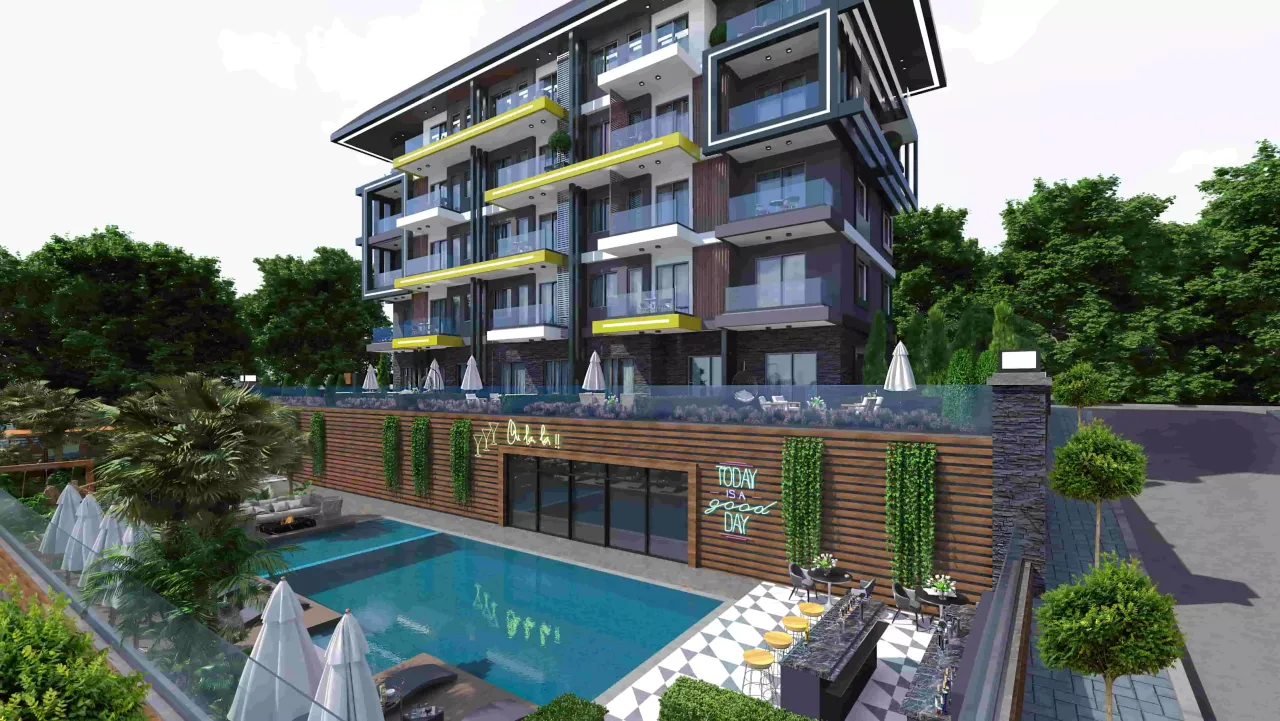 Apartment in Alanya, Türkei, 43 m² - Foto 1