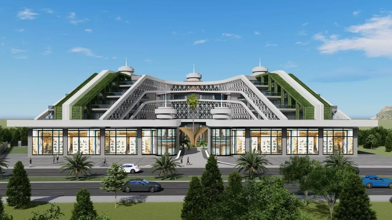 Gewerbeimmobilien in Alanya, Türkei, 126 m² - Foto 1