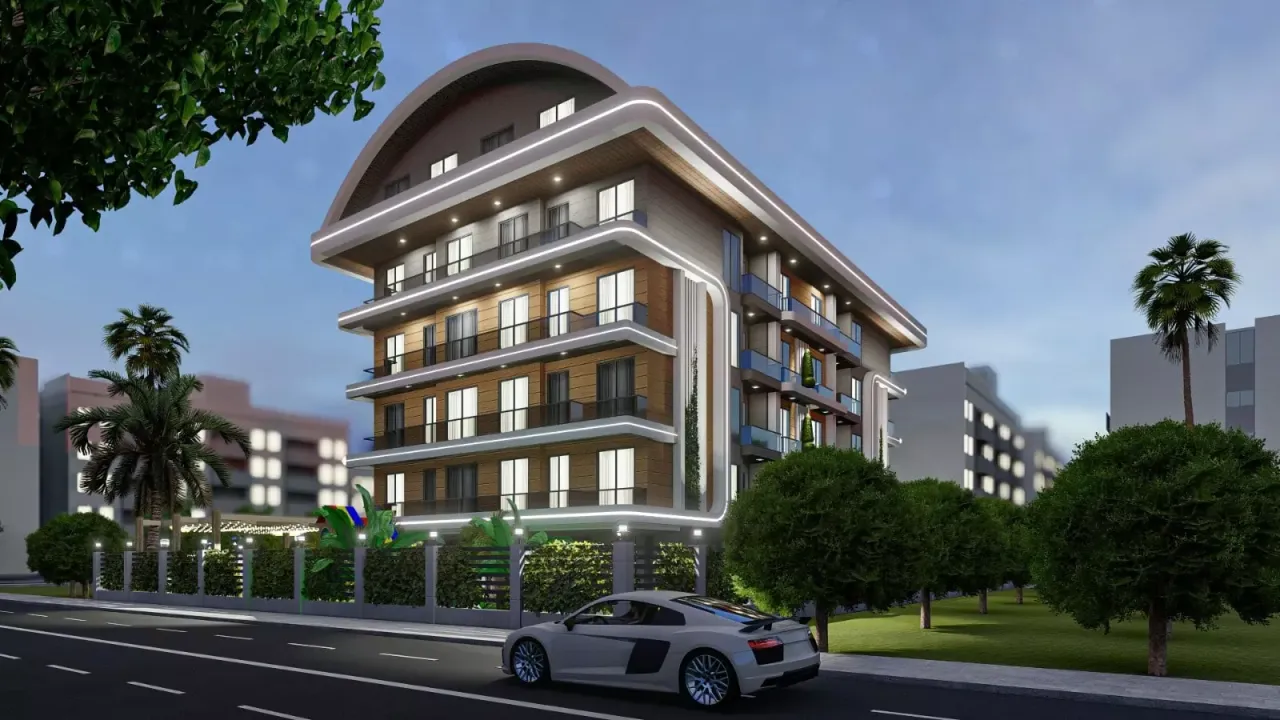 Appartamenti a Alanya, Turchia, 45 m² - foto 1