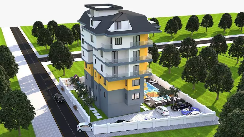 Appartamenti ad Avsallar, Turchia, 57 m² - foto 3