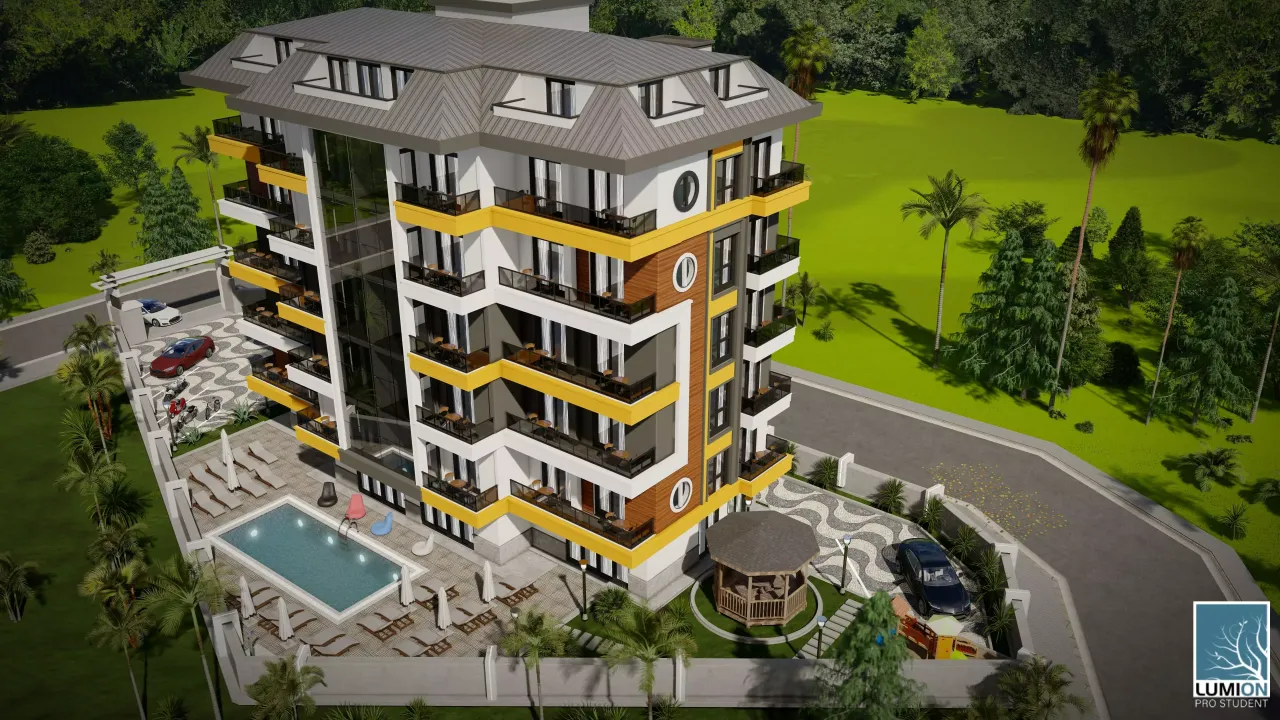 Apartamento en Alanya, Turquia, 50 m² - imagen 4
