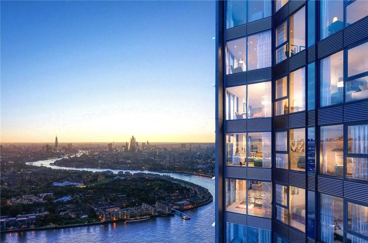 Appartamenti Canary Wharf, Regno Unito, 1 022 m² - foto 1