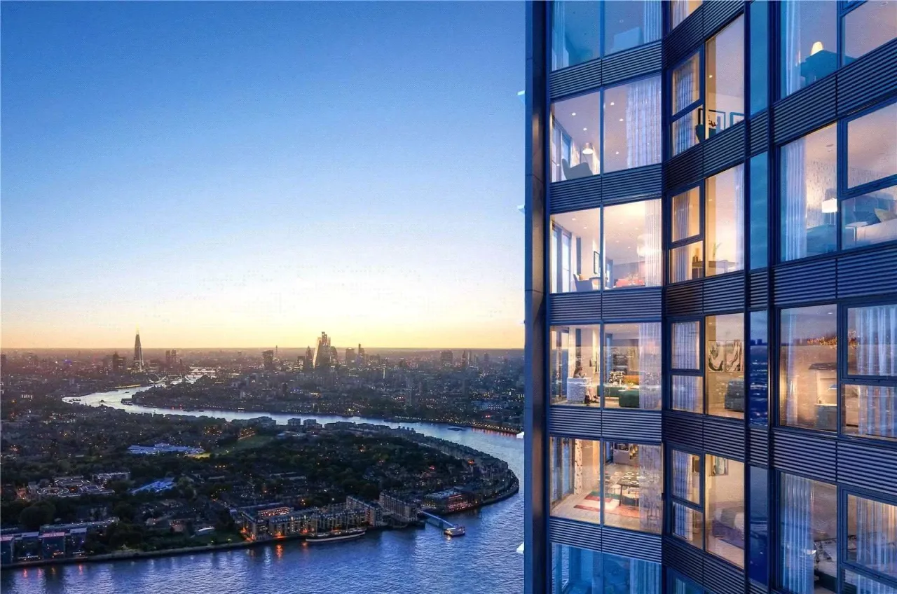 Appartamenti Canary Wharf, Regno Unito, 874 m² - foto 2