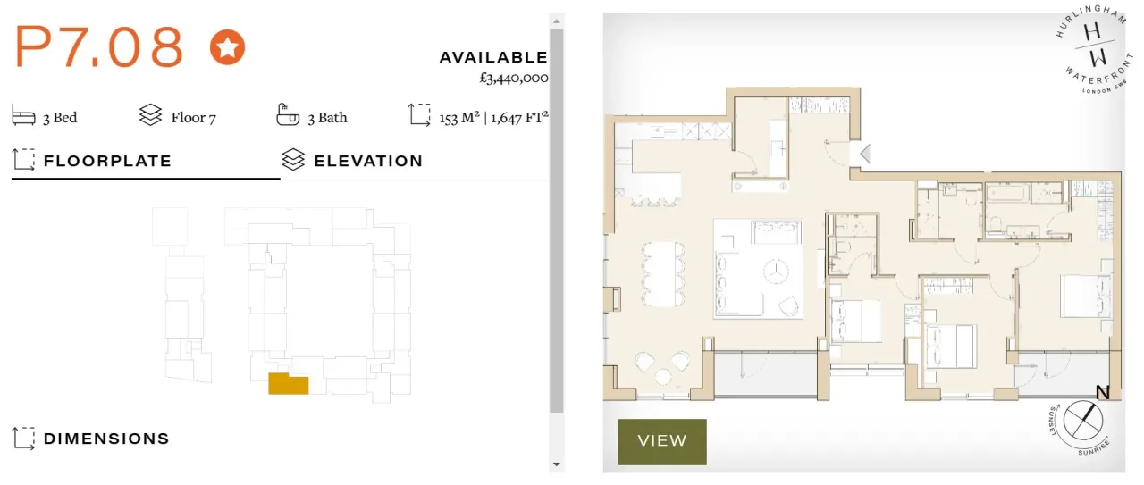 Apartment Fulham, Großbritannien, 1 647 m² - Foto 9