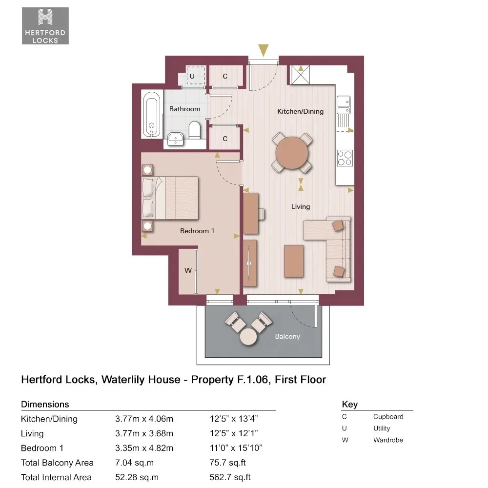 Apartment Hertford, United Kingdom, 569 m² - picture 12