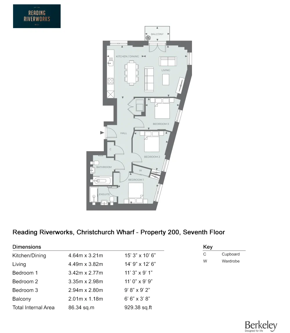 Apartment in Reading, United Kingdom, 929 m² - picture 16