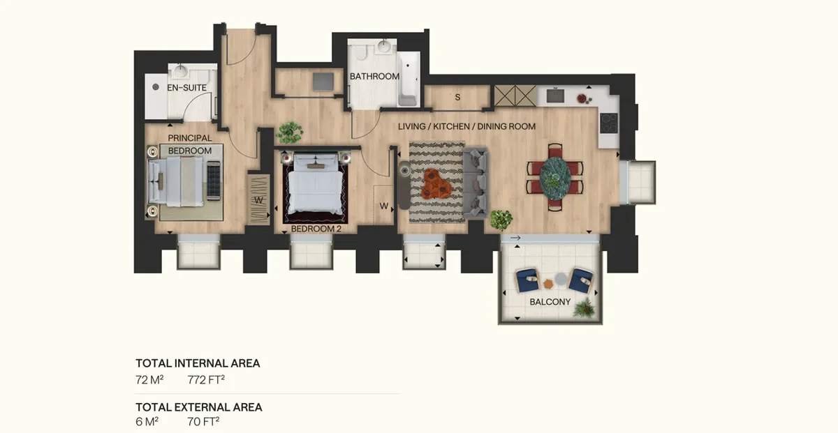 Appartamenti a Kingston upon Thames, Regno Unito, 842 m² - foto 18