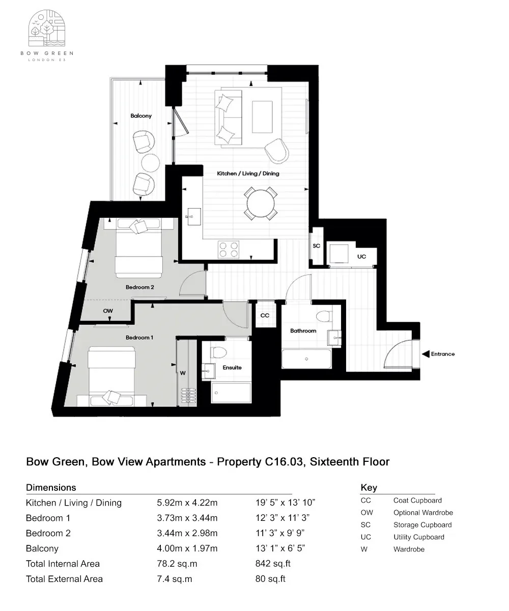 Apartment Bow, United Kingdom, 842 m² - picture 19