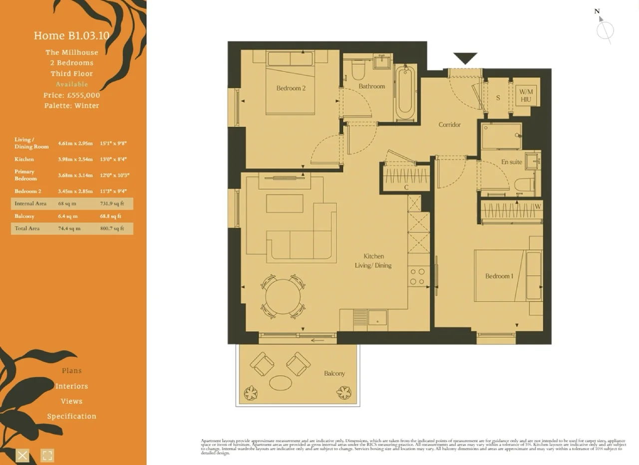Apartment Poplar, Großbritannien, 800 m² - Foto 19