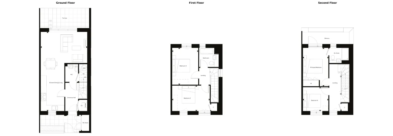Stadthaus Tottenham, Großbritannien, 1 297 m² - Foto 19