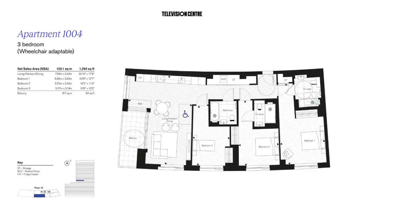 Appartamenti White City, Regno Unito, 1 293 m² - foto 19