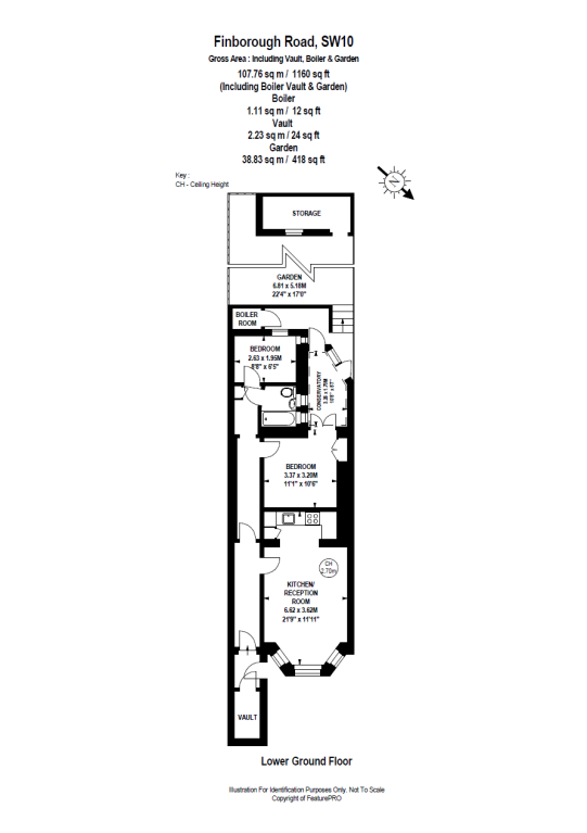 Wohnung in London, Großbritannien, 69 m² - Foto 13