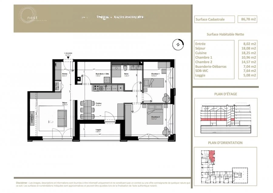 Flat in Luxembourg, Luxembourg, 87 m² - picture 4