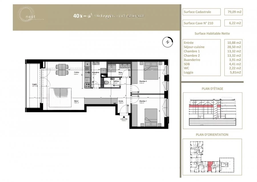 Appartamento a Lussemburgo, Lussemburgo, 79 m² - foto 4