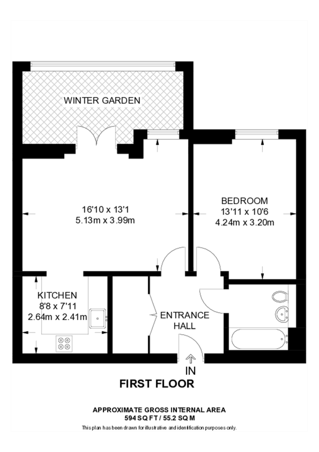 Flat in London, United Kingdom, 55 m² - picture 10