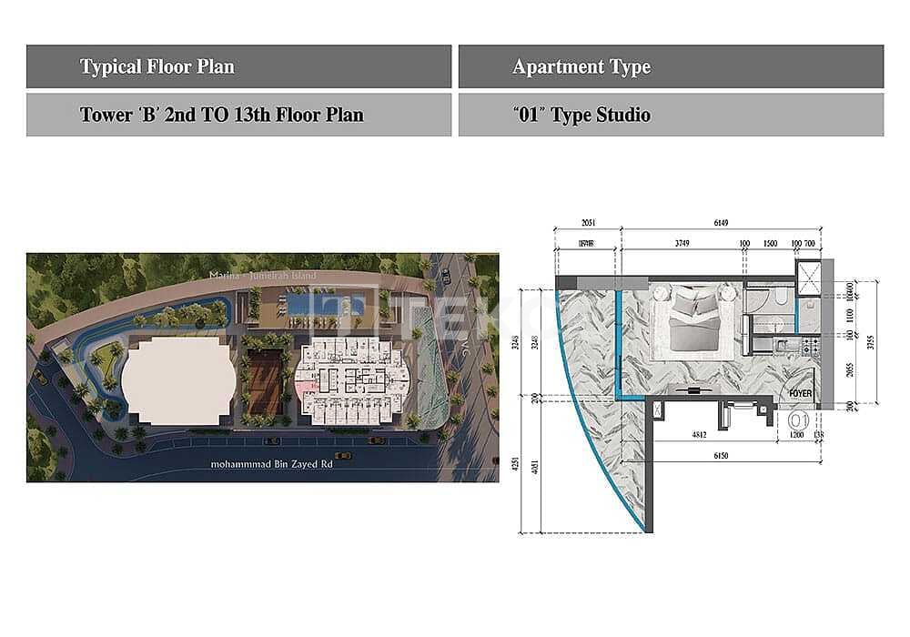 Apartment in Dubai, VAE, 46 m² - Foto 16