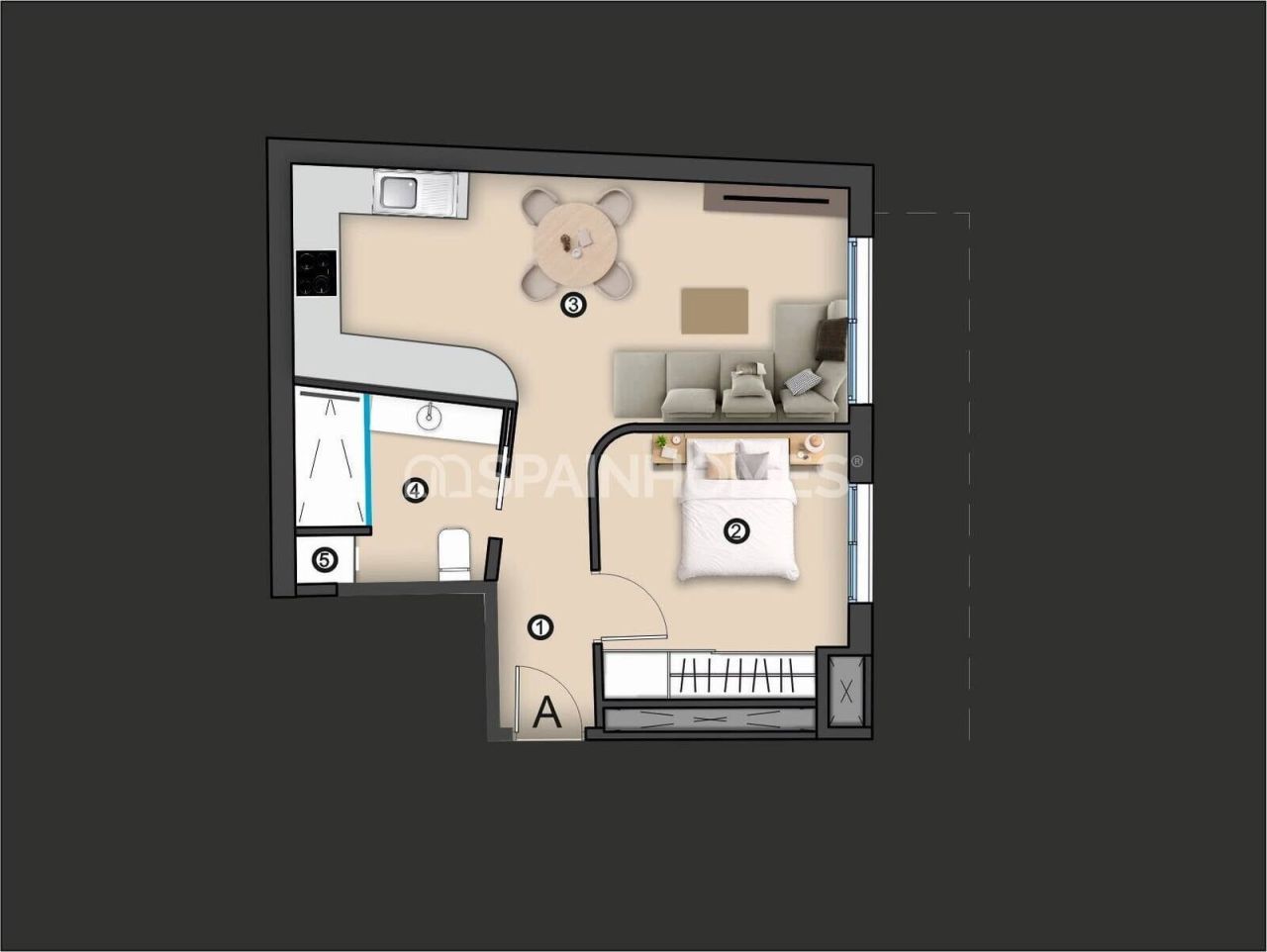 Penthouse in Torrevieja, Spanien, 90 m² - Foto 11