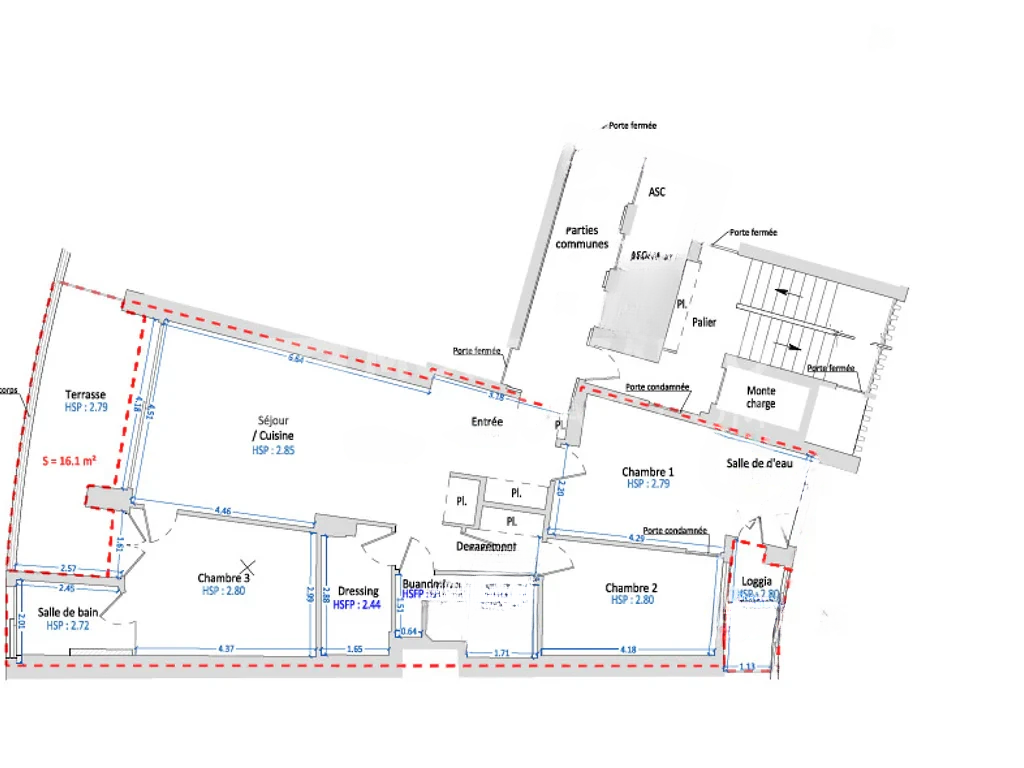 Wohnung in Saint-Roman, Monaco, 137 m² - Foto 11