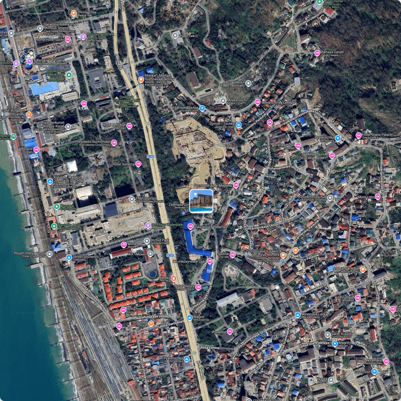 Apartamento Sochi, Rusia, 20 m² - imagen 2