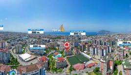 Flat for 220 000 euro in Alanya, Turkey
