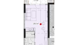 Wohnung für 44 642 euro in Batumi, Georgien