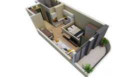 Piso para 53 824 euro en Batumi, Georgia